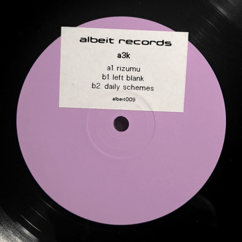 ( ALBEIT 009 ) A3K - Rizumu EP ( 12" ) Albeit Records
